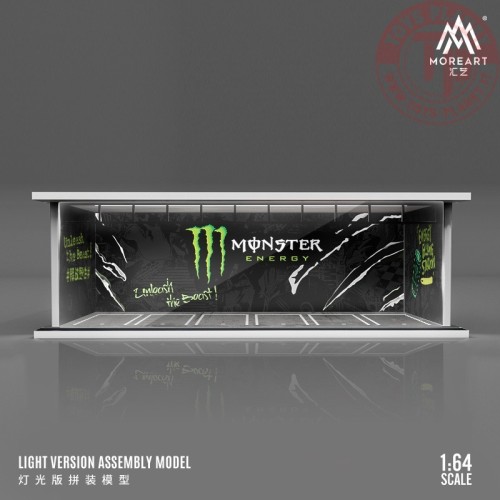 1/64 parking garage monster with light MO914033 MOREART DIORAMI