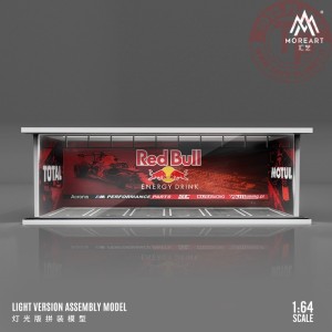 1/64 parking garage redbull with light MO914034 MOREART DIORAMI