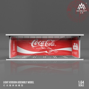 1/64 parking garage coca-cola with light MO914035 MOREART DIORAMI