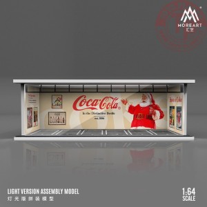 1/64 parking garage coca-cola with light MO914036 MOREART DIORAMI