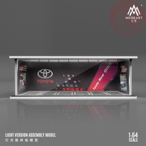 1/64 parking garage toyota with light MO914038 MOREART DIORAMI