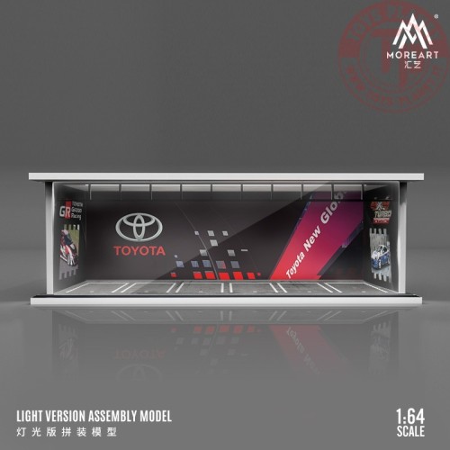 1/64 parking garage toyota with light MO914038 MOREART DIORAMI