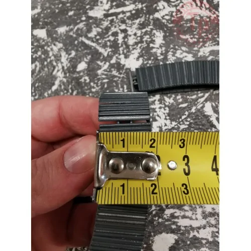 coppia cingoli 18mm tripla costa verdi CON 1 FIGURINI E ACCESSORI