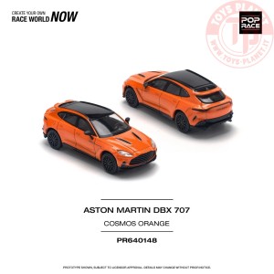 1/64 aston martin dbx 707 cosmos orange PR640148 POP RACE