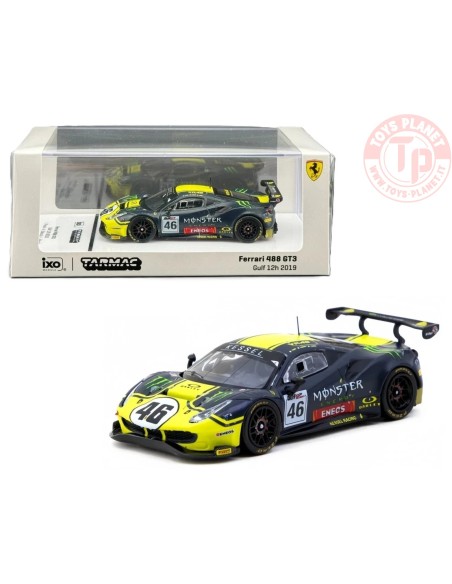 1/64 2019 ferrari 488 gt3 N46 v. rossi/a. salucci/l. marini, gulf 12 hours 2019 T64-072-19GUF46 TARMAC WORKS