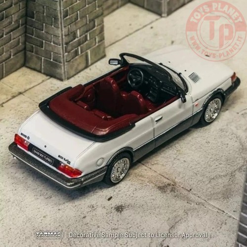 1/64 saab 900 turbo convertible white T64G-067-WH TARMAC WORKS
