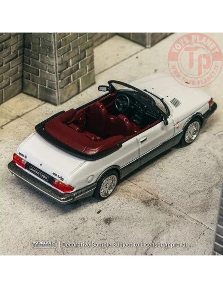 1/64 saab 900 turbo convertible white T64G-067-WH TARMAC WORKS