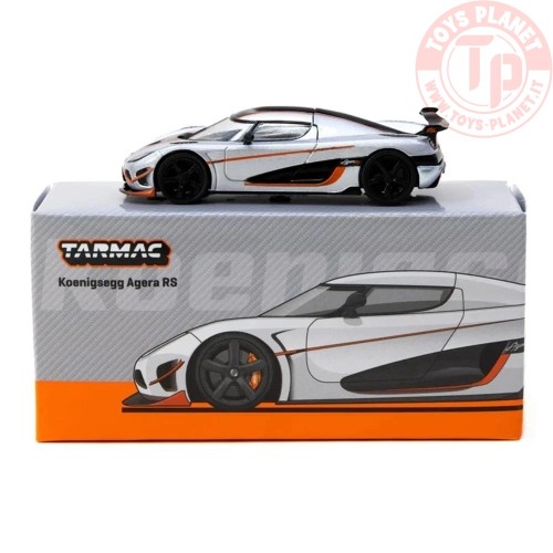 1/64 koenigsegg agera rs moon silver/black T64G-TL005-MS TARMAC WORKS