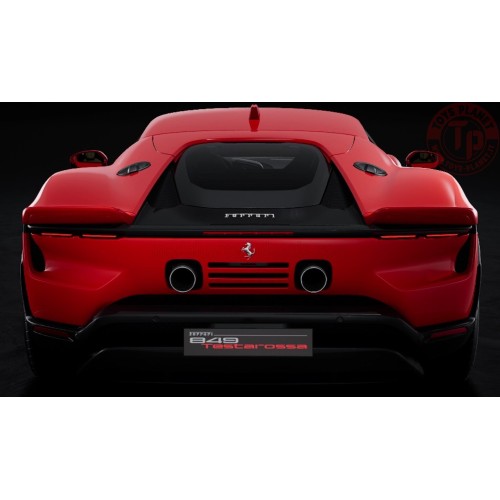 1/18 FERRARI 849 TESTAROSSA 2025 FULL CORSA RED POLISTIL 18FE02060-WB POLISTIL