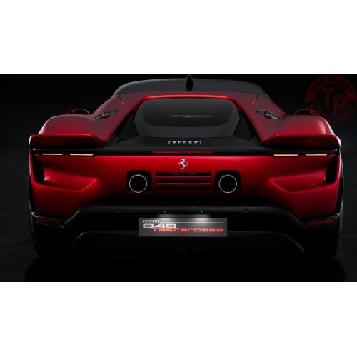 1/18 FERRARI - 849 TESTAROSSA 2025 - MAGMA RED MET POLISTIL 18FE02061-WB POLISTIL