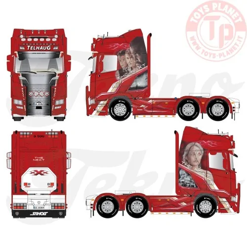 Scania Next Gen S-serie Highline 6x4 The Next Telhaug TEKNO 86347 TEKNO