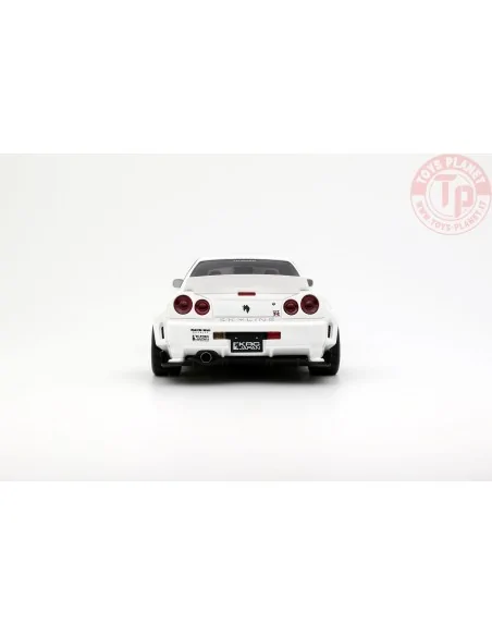 1:18 NISSAN SKYLINE GT-R (BNR34) BY KRC PEARL WHITE QX1 2019 OT1135 OTTOMOBILE