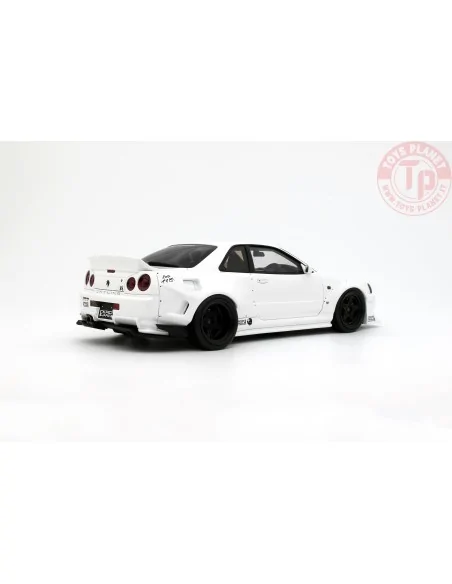 1:18 NISSAN SKYLINE GT-R (BNR34) BY KRC PEARL WHITE QX1 2019 OT1135 OTTOMOBILE