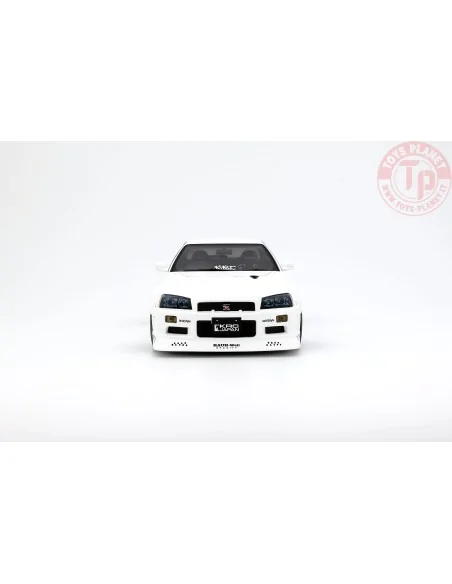 1:18 NISSAN SKYLINE GT-R (BNR34) BY KRC PEARL WHITE QX1 2019 OT1135 OTTOMOBILE