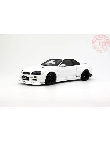1:18 NISSAN SKYLINE GT-R (BNR34) BY KRC PEARL WHITE QX1 2019 OT1135 OTTOMOBILE