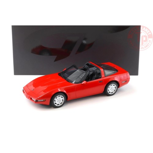 CHEVROLET CORVETTE C4 TORCH RED 1995 1:18 GT537 GT SPIRIT