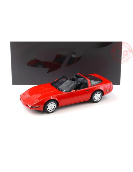 CHEVROLET CORVETTE C4 TORCH RED 1995 1:18 GT537 GT SPIRIT