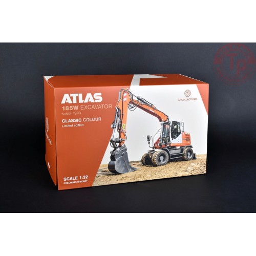 1/32 Atlas 185W wheeled Excavator Classic Colour with Nokian tires AT3200153 AT COLLECTIONS