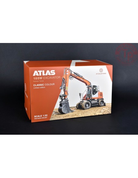 1/32 Atlas 185W wheeled Excavator Classic Colour with Nokian tires AT3200153 AT COLLECTIONS