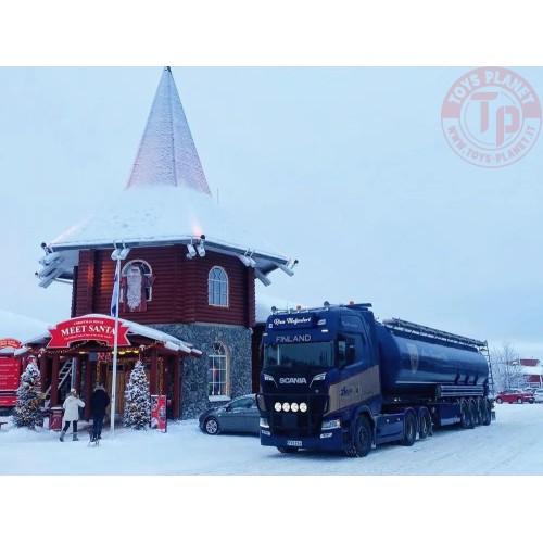 1/50 Scania Next Gen S-serie met 4-assige silo oplegger Anne Transport TEKNO 86104 TEKNO