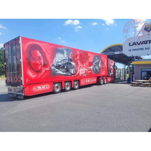 1/50 Scania Next Gen Longline met 3-assige koeloplegger Vandenbulcke - STH - Public Enemies TEKNO 87692 TEKNO