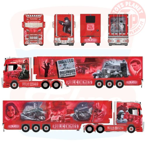 1/50 Scania Next Gen Longline met 3-assige koeloplegger Vandenbulcke - STH - Public Enemies TEKNO 87692 TEKNO