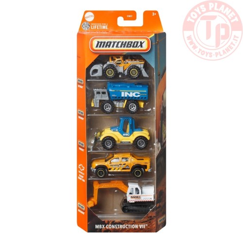 1/64 SET 5 MBX CONSTRUCTION VII MATCHBOX JBX40 MATCHBOX