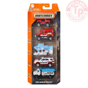 1/64 SET 5 MBX MARINE RESCUE MATCHBOX JBX29 MATCHBOX