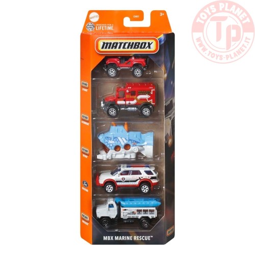 1/64 SET 5 MBX MARINE RESCUE MATCHBOX JBX29 MATCHBOX