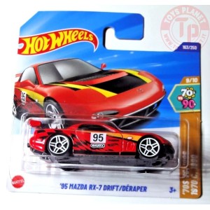 1/64 '95 Mazda RX-7 Drift HOT WHEELS JBB57 HOT WHEELS