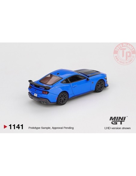 1/64 FORD MUSTANG DARK HORSE GRABBER BLUE 2024 MGT01141-L Mini Gt 1/64 FORD MUSTANG DARK HORSE GRABBER BLUE 2024 MGT01141-L Mini Gt