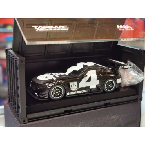 1/64 2018 Mercedes AMG GT3 N4 with container & figure, white T64-008-4A4W TARMAC WORKS