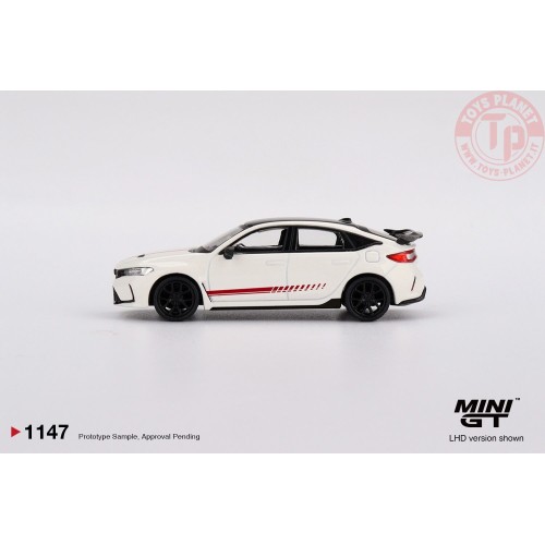 1/64 HONDA CIVIC (FL-5) TYPE R ULTIMATE EDITION CHAMPIONSHIP WHITE 2025 MGT01147-L Mini Gt