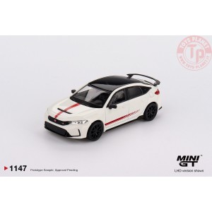 1/64 HONDA CIVIC (FL-5) TYPE R ULTIMATE EDITION CHAMPIONSHIP WHITE 2025 MGT01147-L Mini Gt