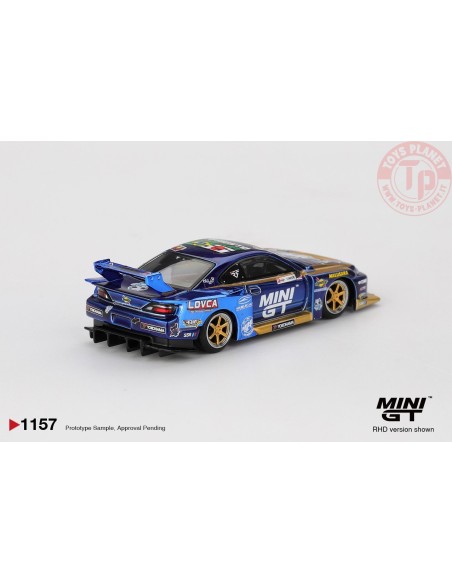 1/64 NISSAN SILVIA S15 LB-SUPER SILHOUETTE N555 TEAM MINI GT LIBERTY WALK FORMULA DRIFT 2025 MGT01157-R Mini Gt 1/64 NISSAN SILVIA S15 LB-SUPER SILHOUETTE N555 TEAM MINI GT LIBERTY WALK FORMULA DRIFT 2025 MGT01157-R Mini Gt