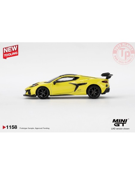 1/64 CHEVROLET CORVETTE C8 ZR1 ACCELERATE YELLOW 2025 MGT01158-L Mini Gt 1/64 CHEVROLET CORVETTE C8 ZR1 ACCELERATE YELLOW 2025 MGT01158-L Mini Gt