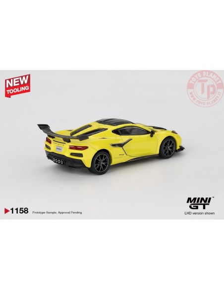 1/64 CHEVROLET CORVETTE C8 ZR1 ACCELERATE YELLOW 2025 MGT01158-L Mini Gt 1/64 CHEVROLET CORVETTE C8 ZR1 ACCELERATE YELLOW 2025 MGT01158-L Mini Gt