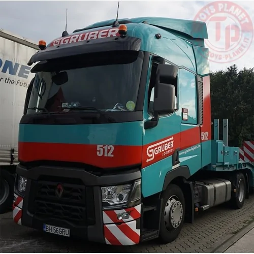 RENAULT TRUCKS T 4X2 LOW LOADER EURO - 2 AXLE - GRUBER WSI 01-3753 WSI MODELS