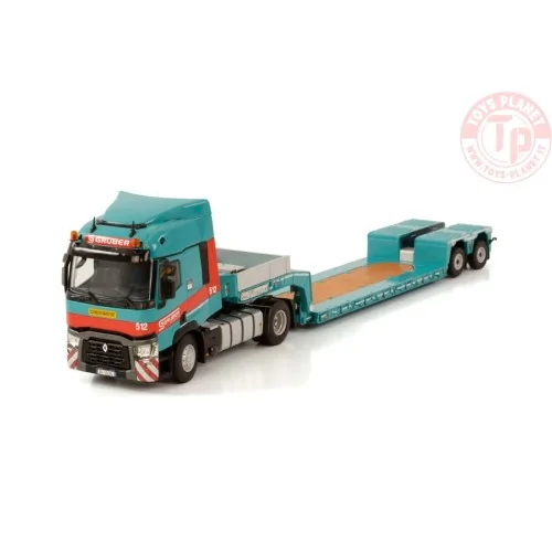 RENAULT TRUCKS T 4X2 LOW LOADER EURO - 2 AXLE - GRUBER WSI 01-3753 WSI MODELS