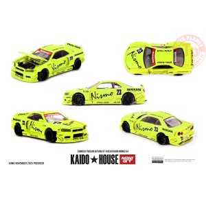 1/64 NISSAN SKYLINE GTR (R34) KAIDO WORKS V4 1999 KHMG241 MINI GT