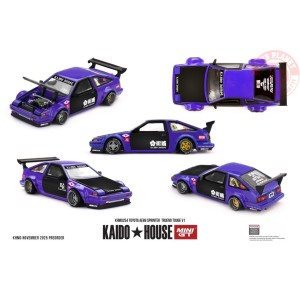1/64 TOYOTA AE86 SPRINTER TRUENO KAIDO TOUGE V1 1983 KHMG254 Mini Gt