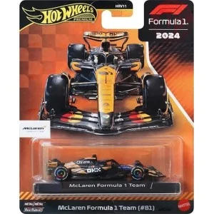 1/64 McLaren Formula 1 Team Race Car N81 Oscar Piastri HOT WHEELS JBM25 HOT WHEELS