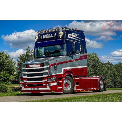 1/50 Transports Noll VLASTUIN S TORPEDO HIGHLINE FACELIFT 4X2 REEFER TRAILER - 3 AXLE WSI 01-4805 WSI MODELS
