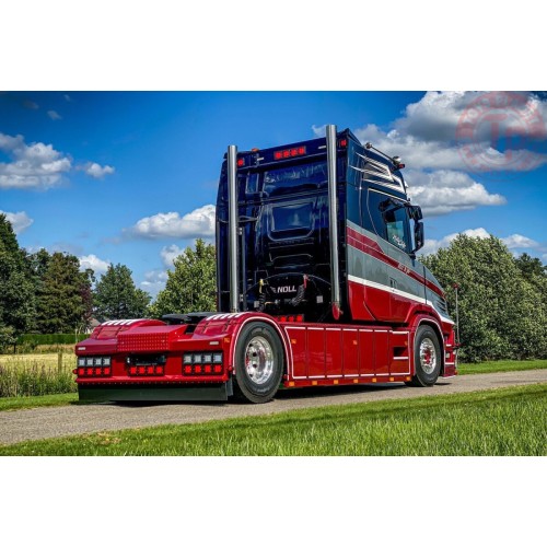 1/50 Transports Noll VLASTUIN S TORPEDO HIGHLINE FACELIFT 4X2 REEFER TRAILER - 3 AXLE WSI 01-4805 WSI MODELS