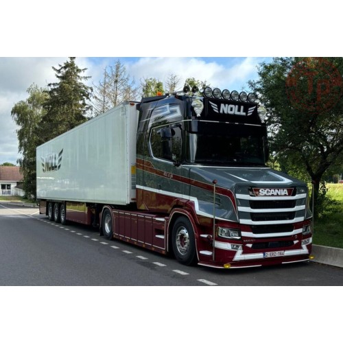 1/50 Transports Noll VLASTUIN S TORPEDO HIGHLINE FACELIFT 4X2 REEFER TRAILER - 3 AXLE WSI 01-4805 WSI MODELS