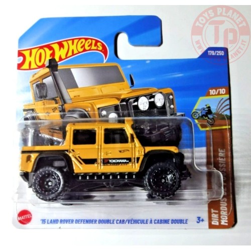 1/64 Land Rover Defender '15 - 4x4 Cabina doppia HOT WHEELS JBC00 HOT WHEELS