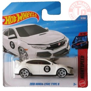 1/64 2018 HONDA CIVIC TYPE R HOT WHEELS JJH88 HOT WHEELS