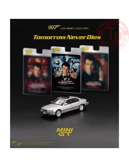 BMW 750 IL (E39) TOMORROW NEVER DIES GERMAN BLISTER PACKAGING 1997 1:64 MGT00902-007G MINI GT