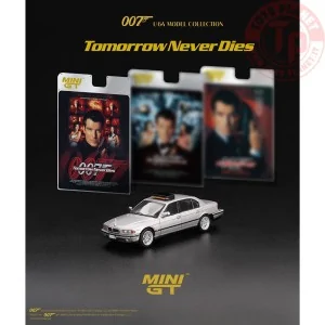 BMW 750 IL (E39) TOMORROW NEVER DIES ENGLISH BLISTER PACKAGING 1997 1:64 MGT00902-007E Mini Gt
