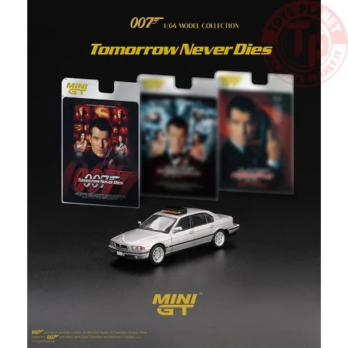 BMW 750 IL (E39) TOMORROW NEVER DIES ENGLISH BLISTER PACKAGING 1997 1:64 MGT00902-007E MINI GT